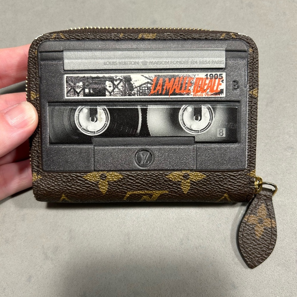 Louis Vuitton Monogram Video Tape Zippy Coin Purse Wallet